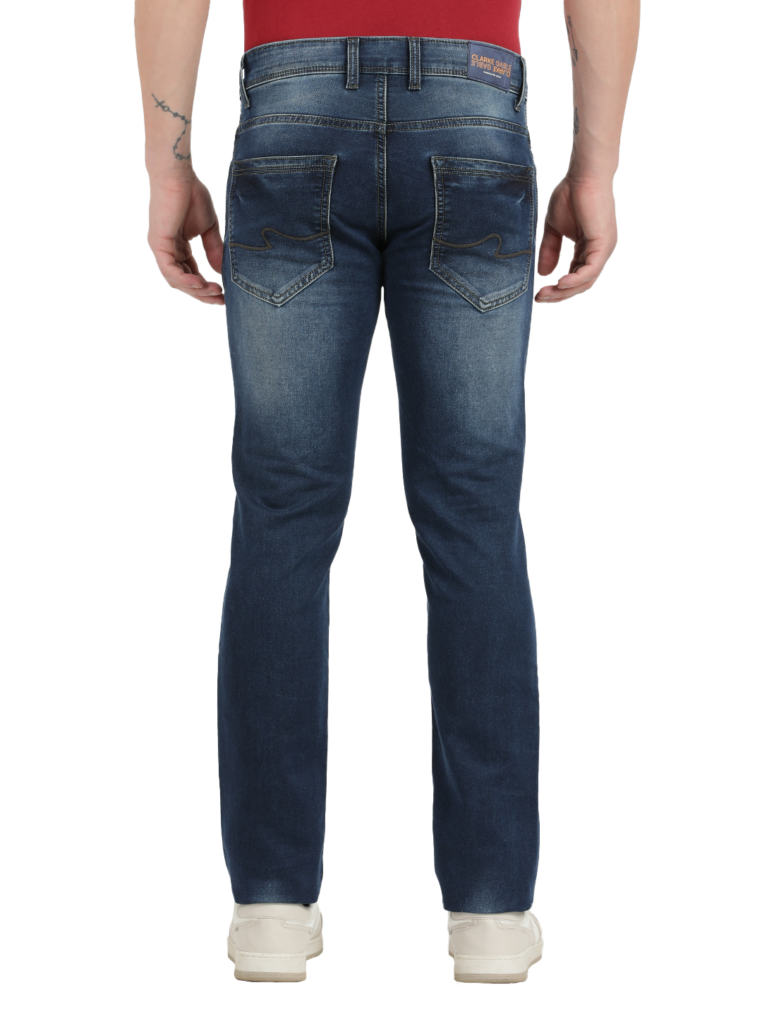 Indigo Blue Faded Skinny Fit Jeans
