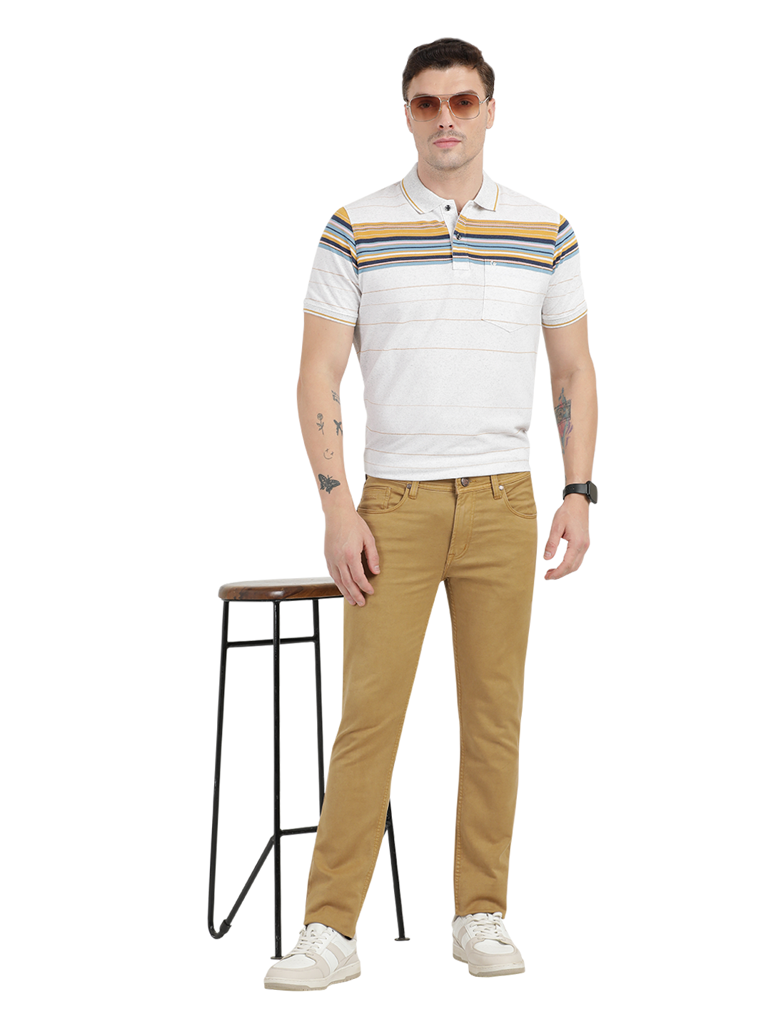 Light Brown Skinny Fit Jeans