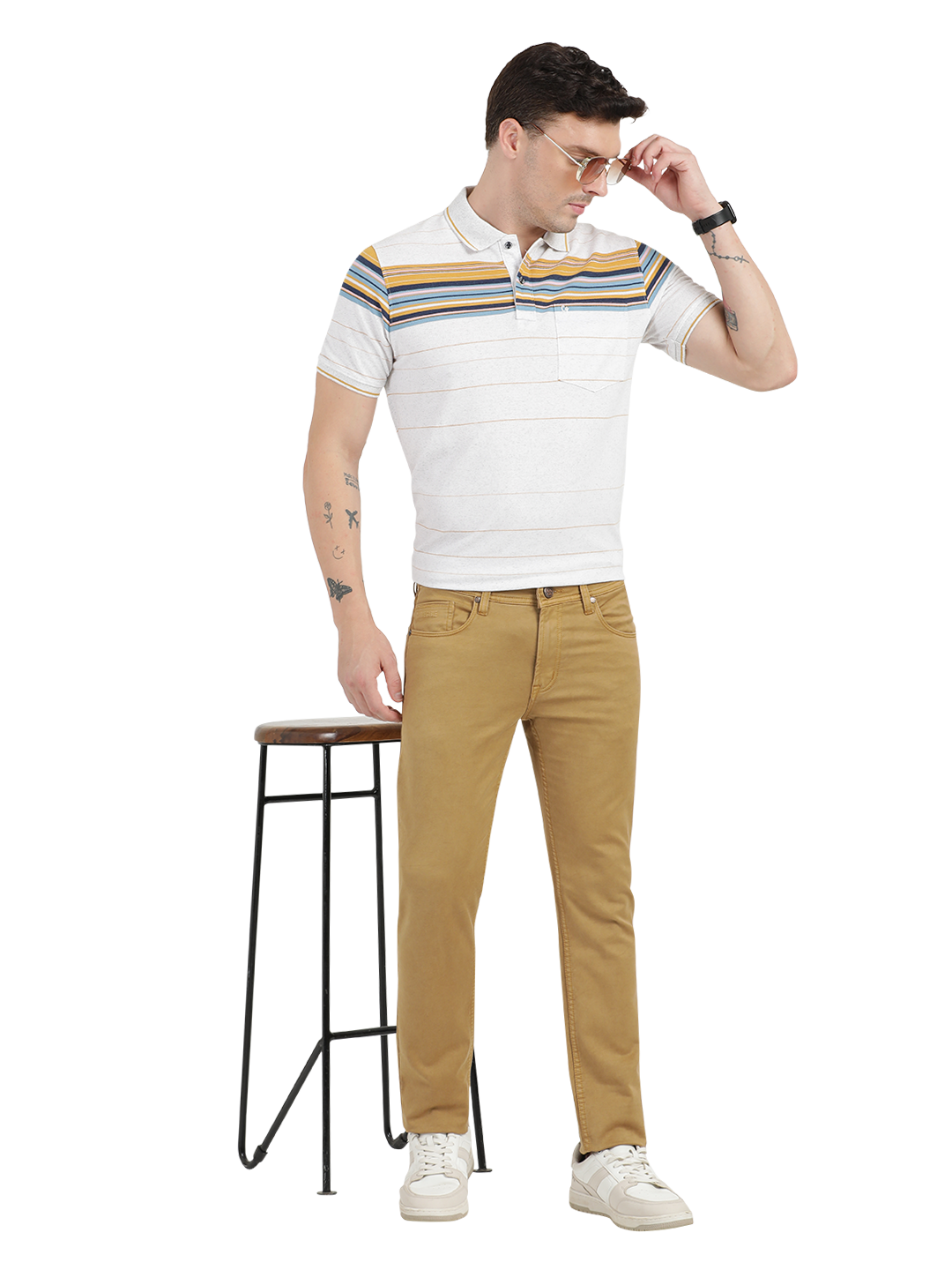 Light Brown Skinny Fit Jeans