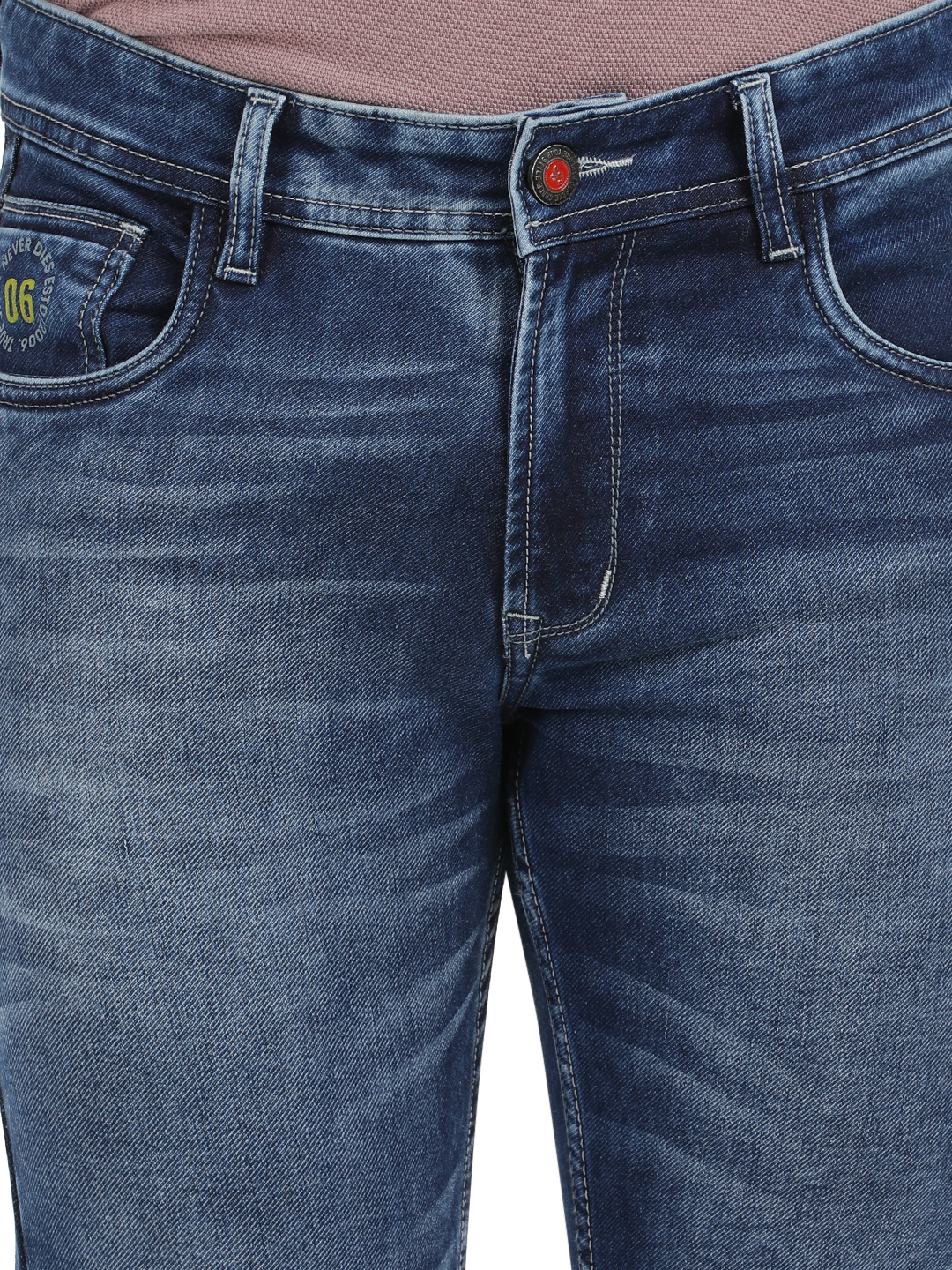 Blue Faded Skinny Fit Jeans