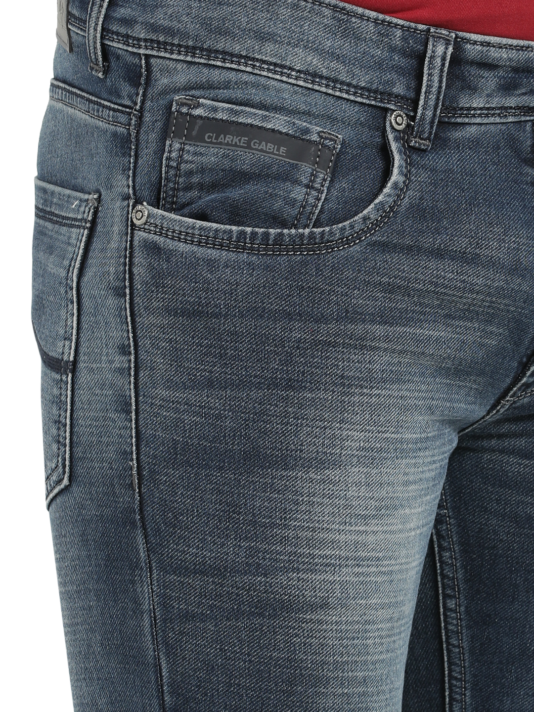 Medium Blue Faded Skinny Fit Jeans