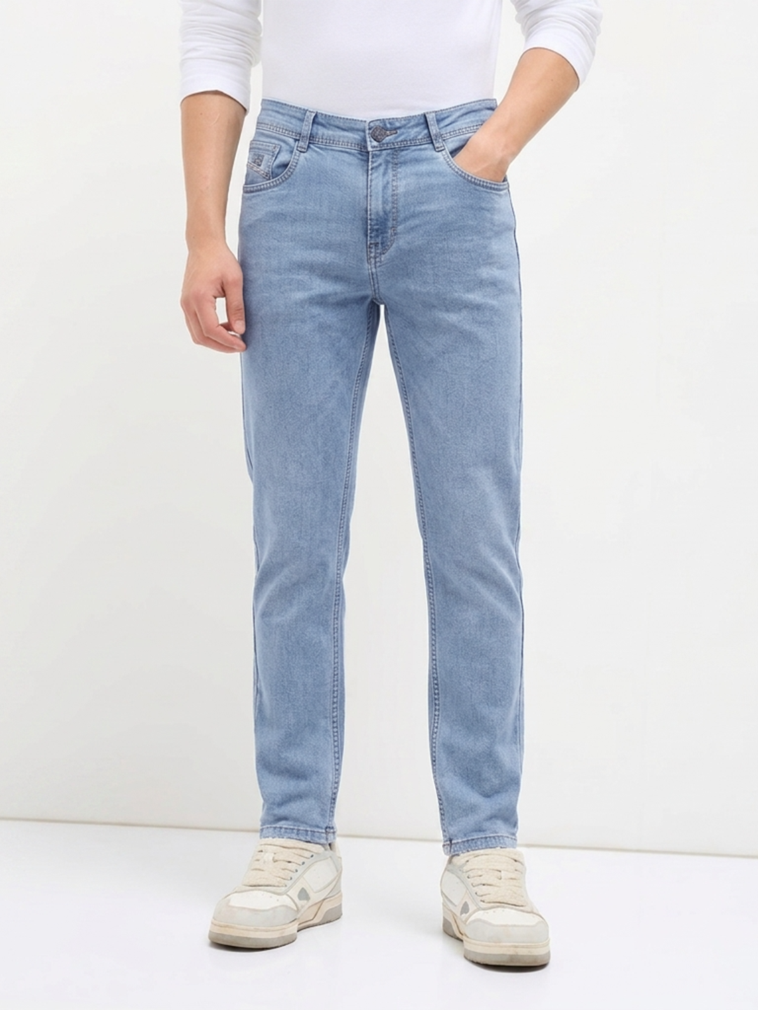 Light Blue Denim Core Trousers