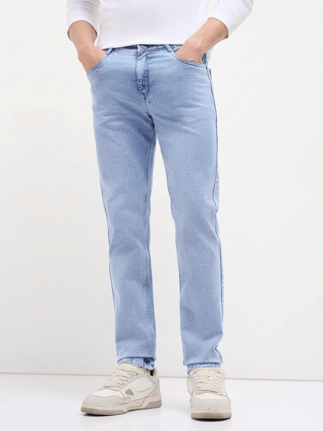 Light Blue Denim Core Trousers