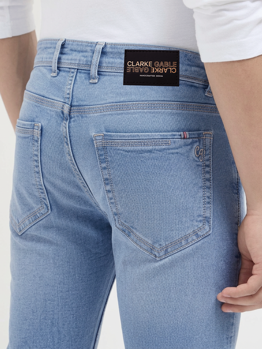 Light Blue Denim Core Trousers