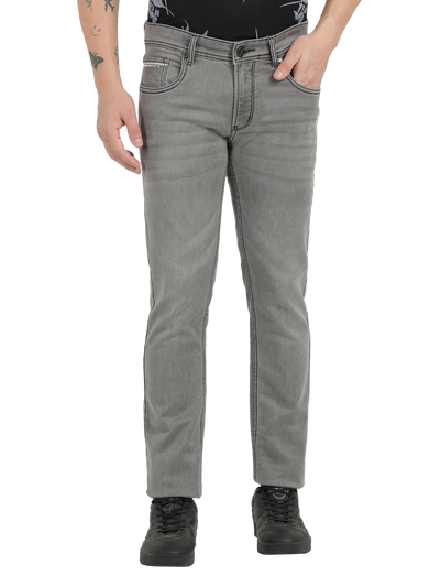 Grey Skiiny Fit Jeans