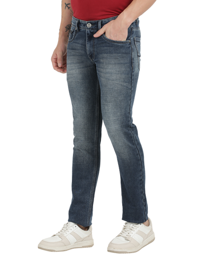 Medium Blue Faded Skinny Fit Jeans
