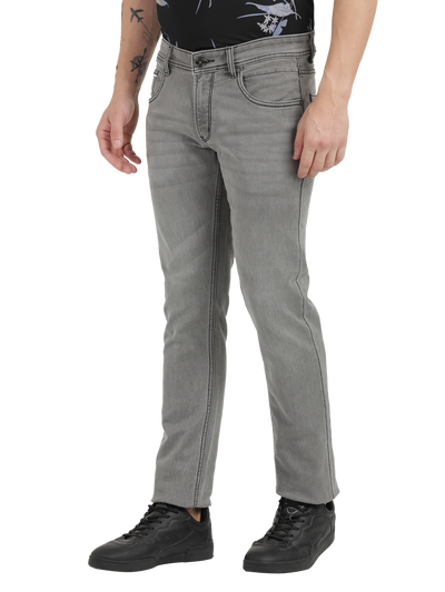 Grey Skiiny Fit Jeans