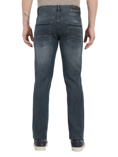 Midnight Black Faded Skinny Fit Jeans