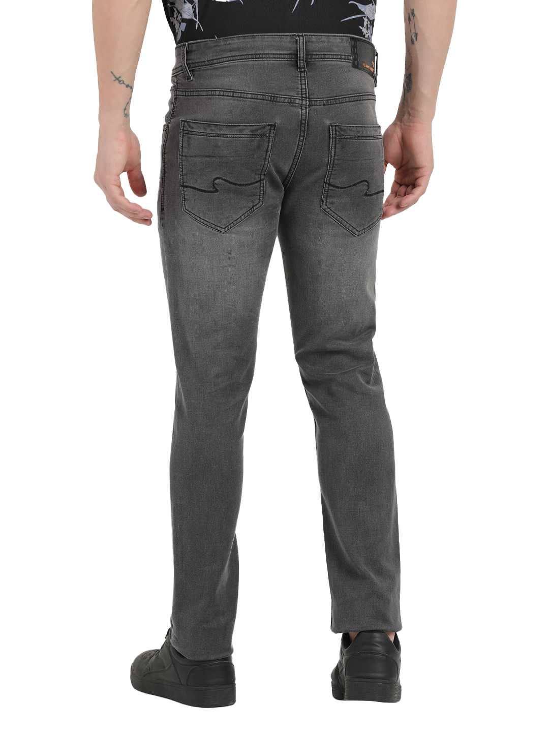 Light Black Faded Skinny Fit Jeans