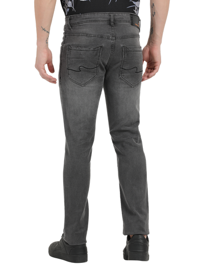 Light Black Faded Skinny Fit Jeans