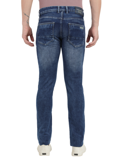 Blue Faded Skinny Fit Jeans
