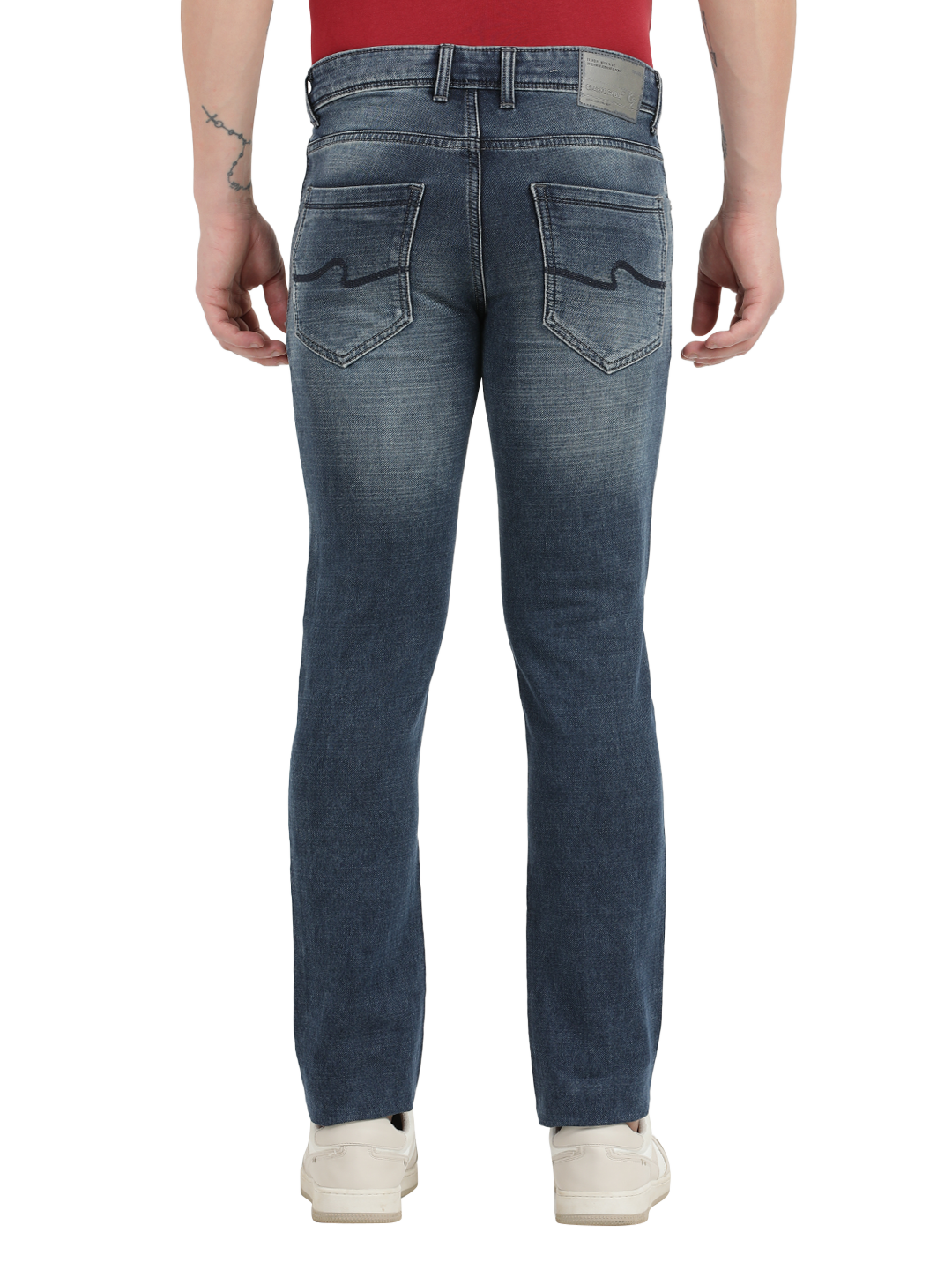 Medium Blue Faded Skinny Fit Jeans
