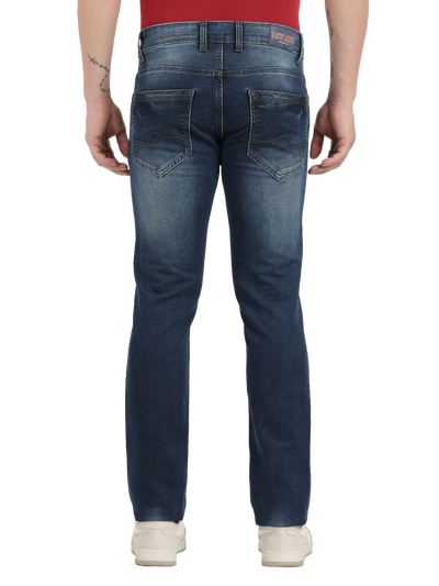 Indigo Blue Faded Skinny Fit Jeans