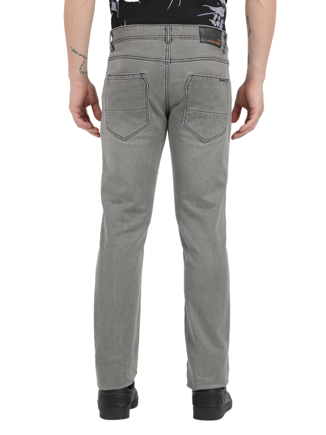 Grey Skiiny Fit Jeans