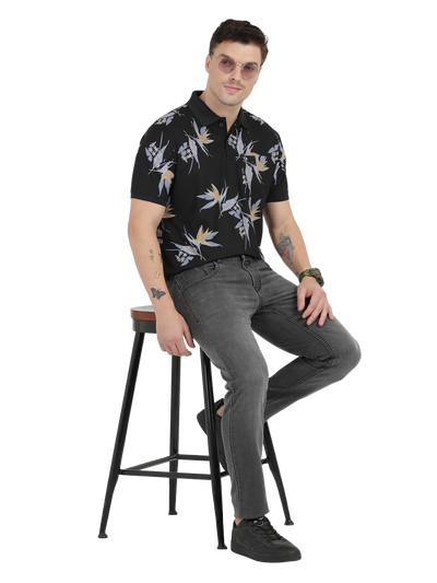 Light Black Faded Skinny Fit Jeans