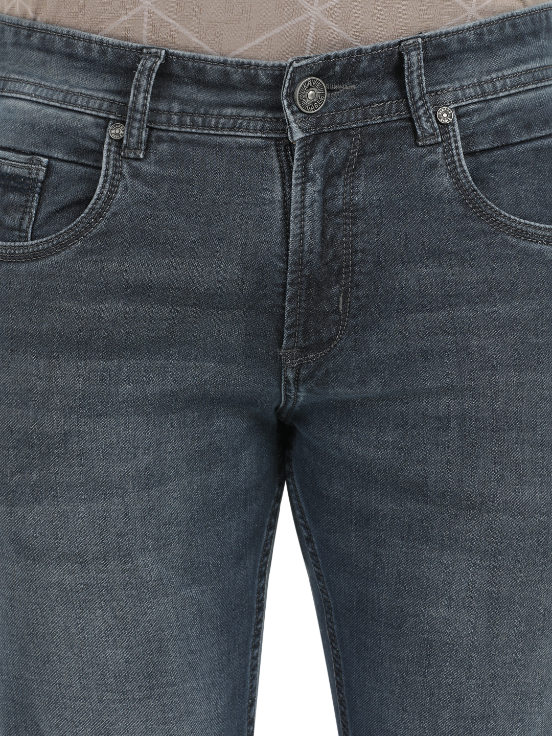 Midnight Black Faded Skinny Fit Jeans