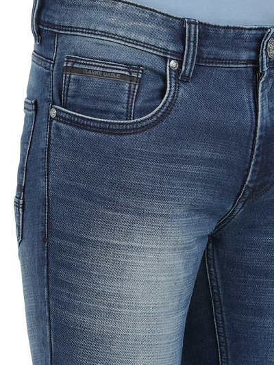 Admiral Blue Faded Skinny Fit Jeans