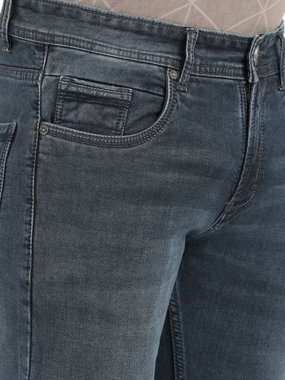 Midnight Black Faded Skinny Fit Jeans