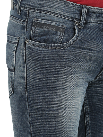 Medium Blue Faded Skinny Fit Jeans