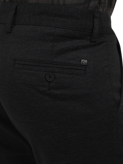 Black Custom Fit Trousers