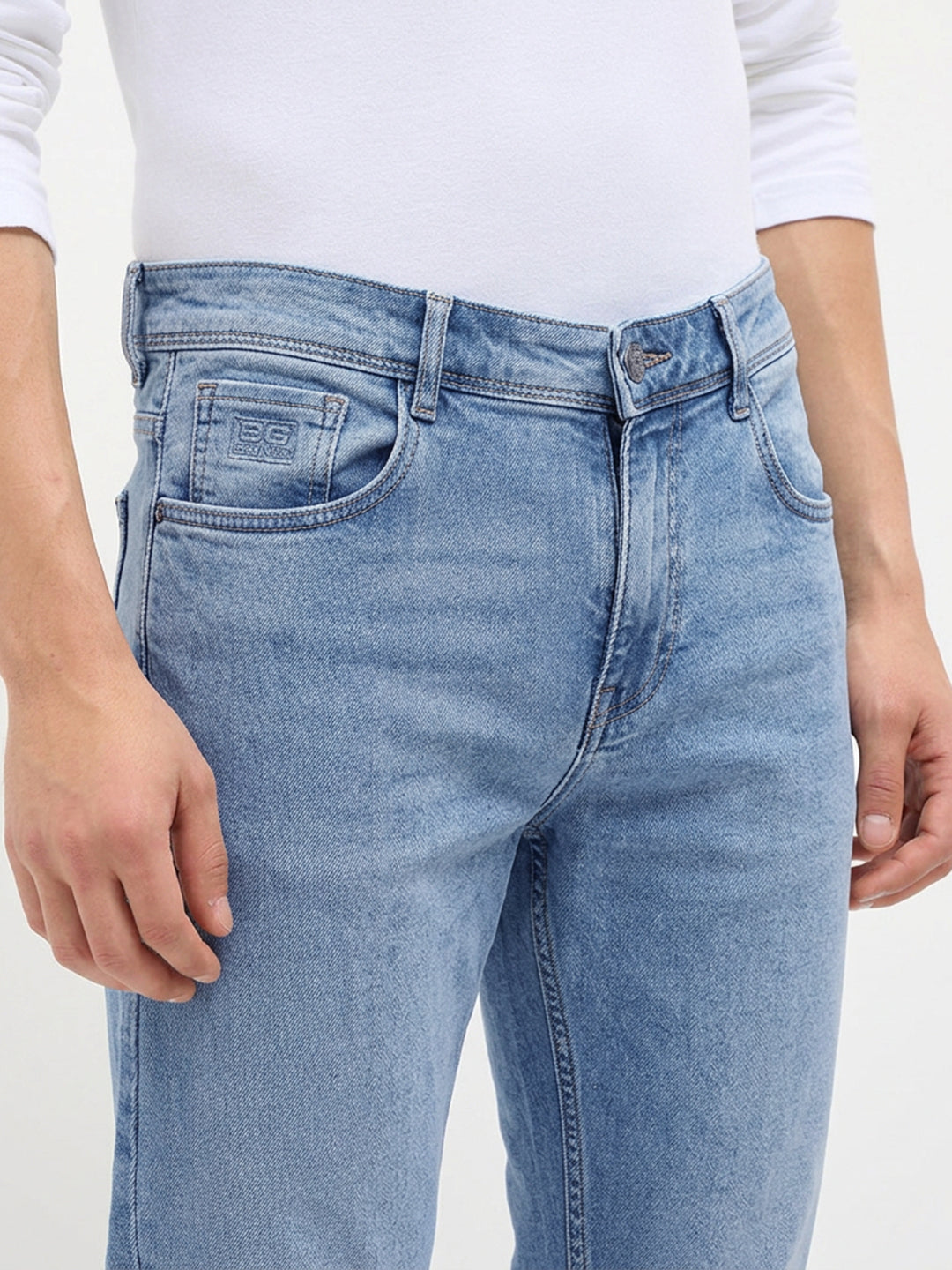 Light Blue Denim Core Trousers