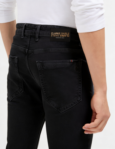 Black Denim Core Trousers