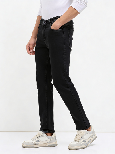 Black Denim Core Trousers