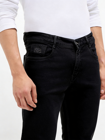 Black Denim Core Trousers