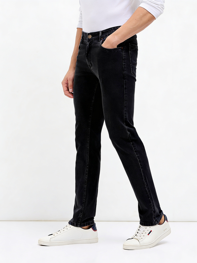 Black Denim Core Trousers