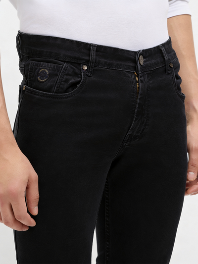 Black Denim Core Trousers
