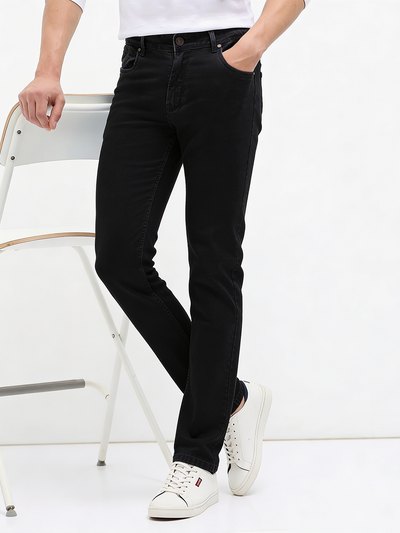 Black Denim Core Trousers