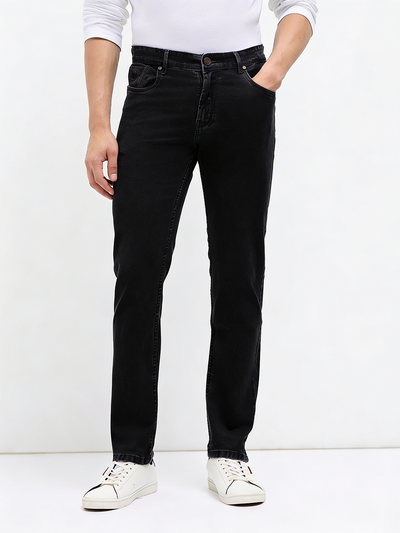Black Denim Core Trousers